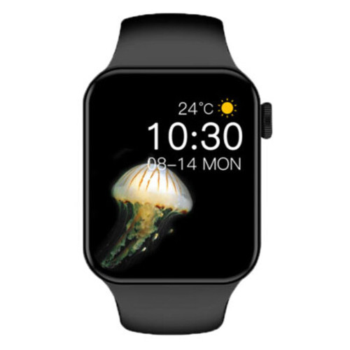 Смарт-годинник Smart Watch No.01 Pro голосовой вызов беспроводная зарядка black (8625) фото №1