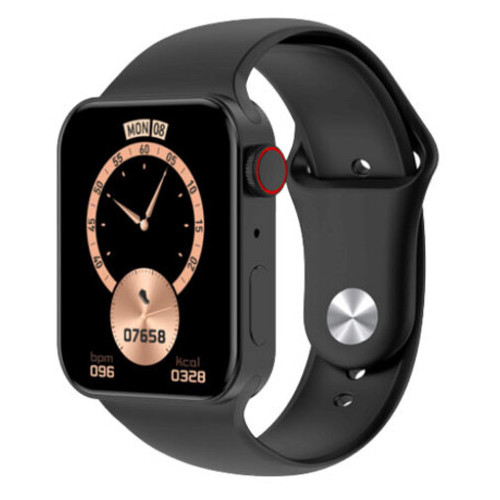 Смарт-годинник Smart Watch No.01 Pro голосовой вызов беспроводная зарядка black (8625) фото №4