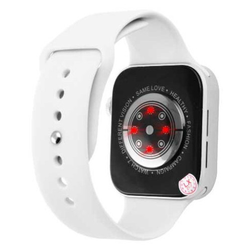 Смарт-годинник Smart Watch No.01 Pro голосовой вызов беспроводная зарядка white (8624) фото №2