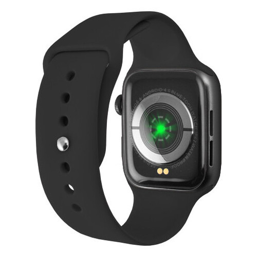 Смарт-годинник Smart Watch Series 6 FK88 44mm Aluminium 2 браслета black (8203) фото №6
