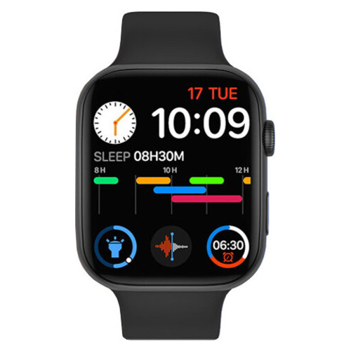 Смарт-годинник Smart Watch Series 6 FK88 44mm Aluminium 2 браслета black (8203) фото №7