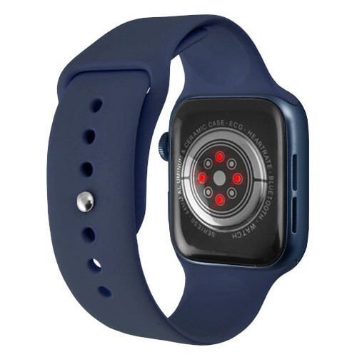 Смарт-годинник Smart Watch Series 6 FK99PLUS 44mm Aluminium 2 браслета беспроводная зарядка blue (8199) фото №7