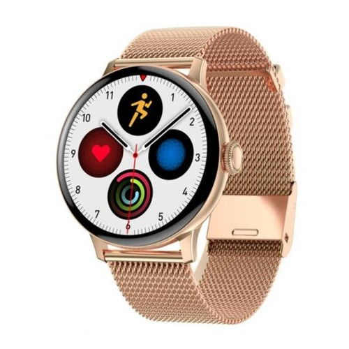 Смарт-годинник Smart Watch DT2 Gold з металевим ремінцем (DT88 Pro Plus) фото №2