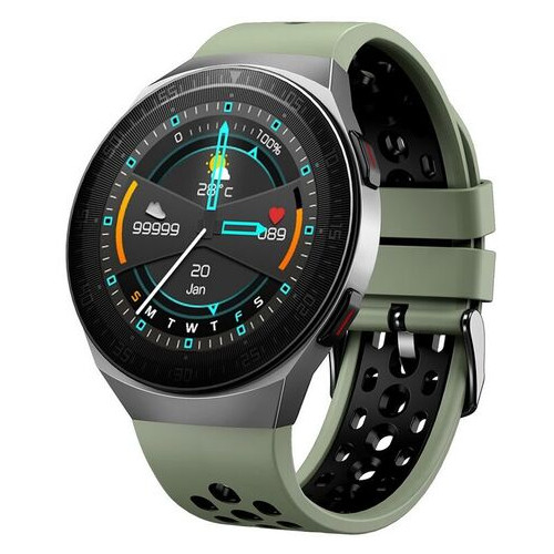 Смарт-годинник Smart Watch MT3 Green із вбудованою пам'яттю 8Gb та можливістю підключення блютуз навушників фото №1