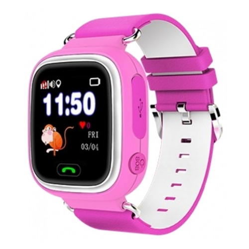 Дитячий смарт-годинник Smart Baby Watch Q90 Pink фото №1