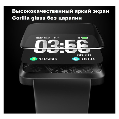 Смарт-годинник Jakcom H1 Smart Watch Black фото №2