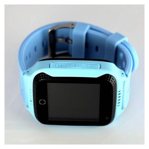 Дитячий смарт-годинник GPS Q65 (Motto G900A) GSM камера (сумісні iOS/Android) Сині фото №4