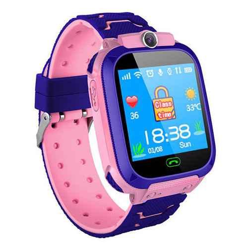 Дитячий смарт-годинник з GPS-трекером Brave TD07S SIM вологозахищений pink (1288718622) фото №1