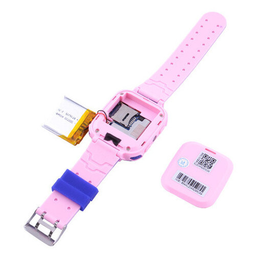 Дитячий смарт-годинник з GPS-трекером Brave TD07S SIM вологозахищений pink (1288718622) фото №2