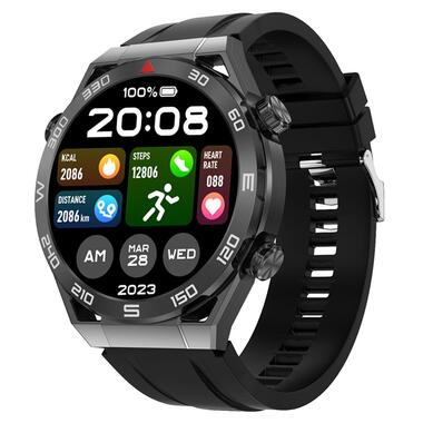 Смарт-годинник Smart Watch DT Ultra Mate Black 2 ремінці фото №1