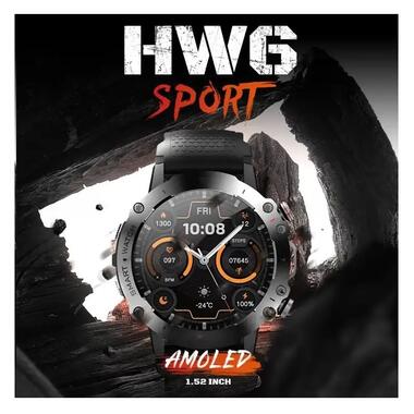 Смарт-годинник HW 6 Sport Amoled+NFC+IP67 Grey (HW6SportGrey) фото №3