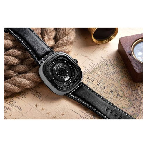 Часы Megir Gray Black MG2027 ML2027G-BK-1 фото №5