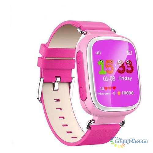 Смарт-годинник Smart Baby Watch Q80 Pink фото №1