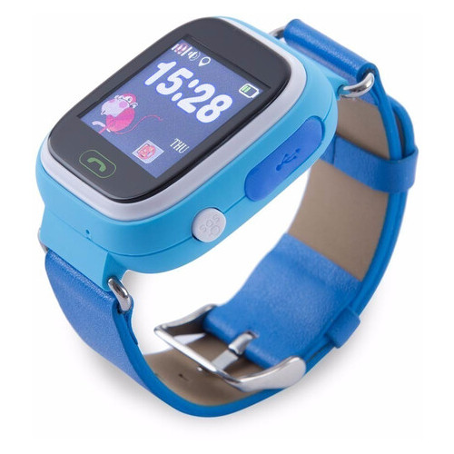 Смарт-годинник Smart Baby Watch Q80 Blue фото №2