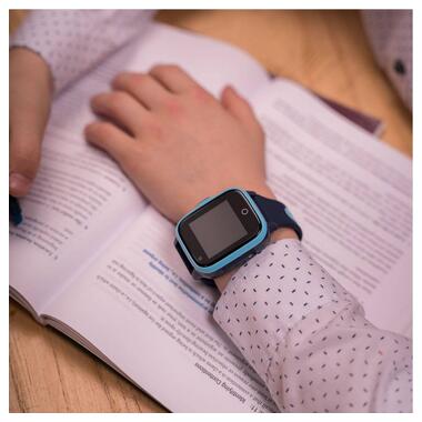 Дитячий розумний GPS годинник Wonlex KT15 Blue с видеозвонком (SBWKT15BLUE) фото №2