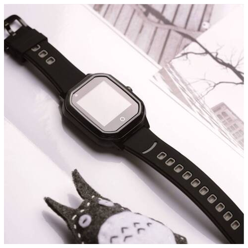 Дитячий розумний GPS годинник Wonlex KT20 Black з відеодзвінком (SBWKT20B) фото №4