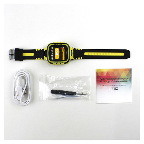 Дитячий водонепроникний смарт-годинник з GPS Jetix DF45 (WiFi + Anti Lost Edition) Yellow фото №4