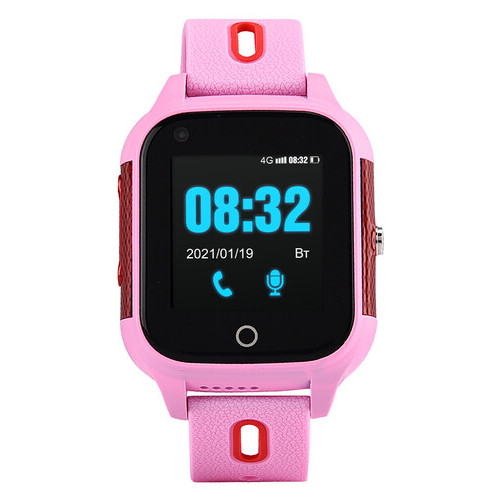 Дитячий смарт-годинник з 4G та відеодзвінком JETIX DF100 (захист від води IP67) - pink фото №2