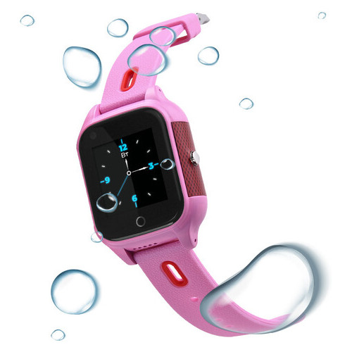 Дитячий смарт-годинник з 4G та відеодзвінком JETIX DF100 (захист від води IP67) - pink фото №3