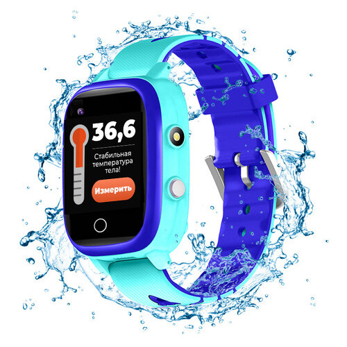 Дитячий смарт-годинник Jetix T-Watch 2 захист від води IP67 Blue фото №8