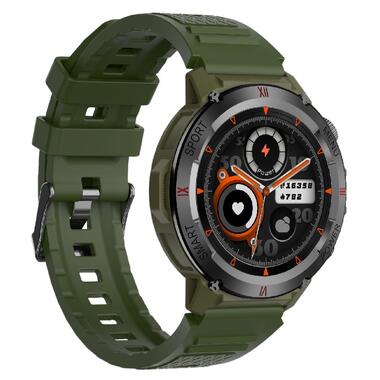 Смарт-часы IWO X22 38mm 330 mAh IP68 Army Green (IWOX22AG) фото №4