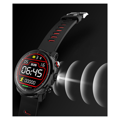 Смарт-годинник Blaze Light со спортивными режимами влагозащитой Красный фото №4