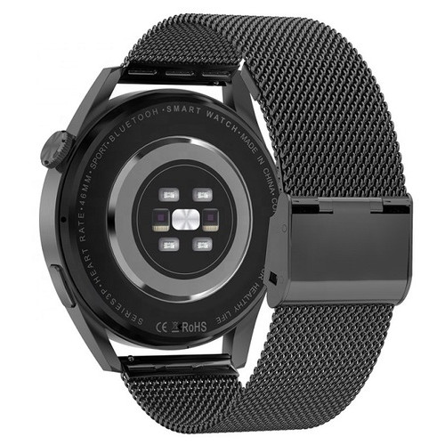 Смарт-годинник NO.1 DT3 Max Metal з мікрофоном та бездротовою зарядкою Чорний фото №3