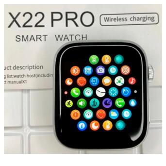 Cмарт Часы XPRo X22 PRO smart watch 1.75 с беспроводной зарядкой синие (X22 PRO_1155) фото №1