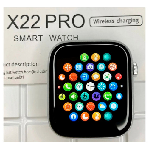 Cмарт Годинник XPRo X22 PRO smart watch 1.75 з бездротовою зарядкою сині (X22 PRO_1155) фото №7