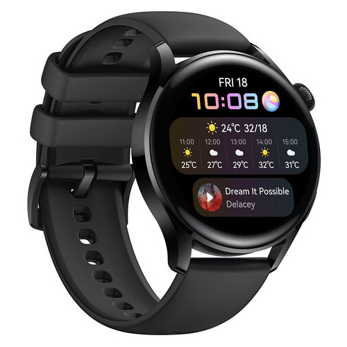 Смарт-годинник Huawei Watch 3 Active Edition Black *EU фото №1