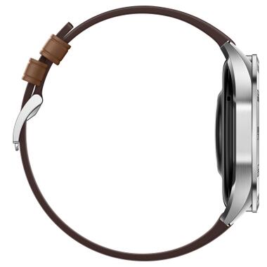 Смарт-годинник Huawei WATCH GT 4 46mm Classic Brown Leather (55020BGW) фото №4