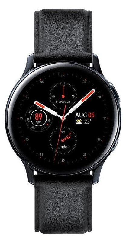Смарт-годинник Samsung Galaxy Watch Active 2 40mm Black Stainless steel (SM-R830NSKASEK) фото №3