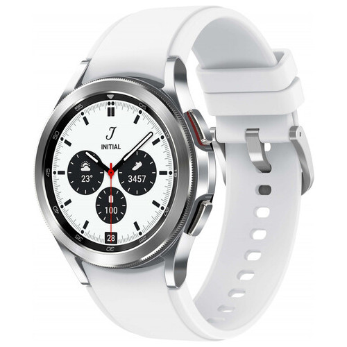 Смарт-годинник Samsung Galaxy Watch 4 Classic 42mm Silver (SM-R880NZSA) *CN фото №2