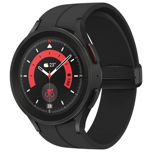 Смарт-годинник Samsung Galaxy Watch 5 Pro 45mm LTE Black Titanium (SM-R925FZKASEK) фото №2