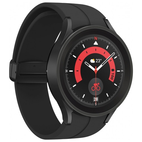Смарт-годинник Samsung Galaxy Watch 5 Pro 45mm LTE Black Titanium (SM-R925FZKASEK) фото №3