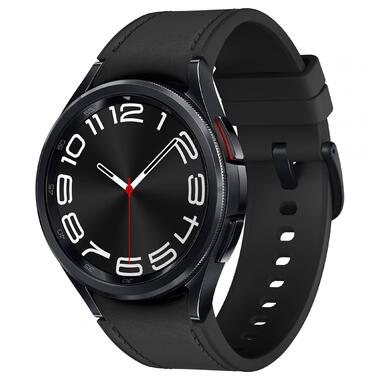 Смарт-годинник Samsung Galaxy Watch6 Classic 43mm eSIM Black (SM-R955FZKA)  фото №1