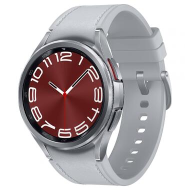 Смарт-годинник Samsung Galaxy Watch6 Classic 43mm eSIM Silver (SM-R955FZSA)  фото №1