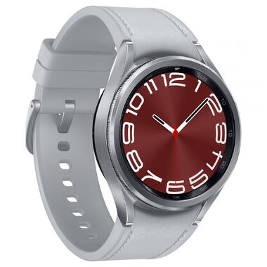 Смарт-годинник Samsung Galaxy Watch6 Classic 43mm eSIM Silver (SM-R955FZSA)  фото №4