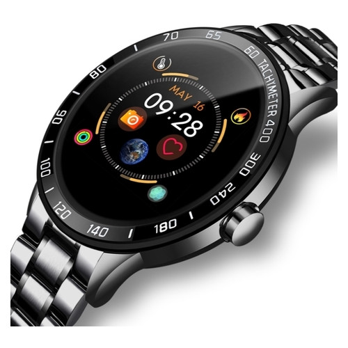 Розумний годинник Smart Lige Omega Black фото №3