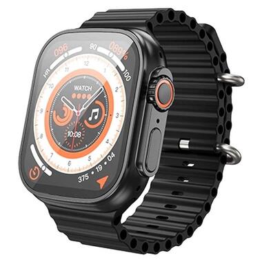 Смарт-годинник Hoco Smart Watch Y12 Ultra (call version) Black фото №1