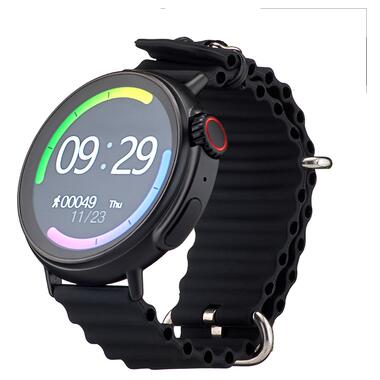Смарт-часы Hoco Smart sports watch Y18 (call version) Black фото №1