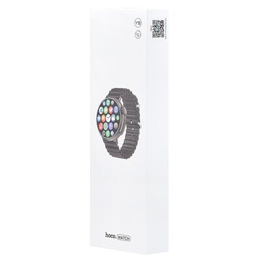 Смарт-часы Hoco Smart sports watch Y18 (call version) Black фото №3