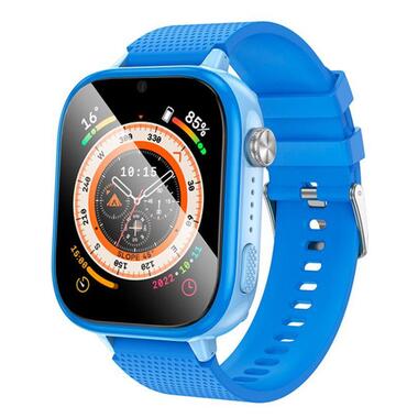 Смарт-часы детские HOCO Y101 4G GPS розовые фото №3