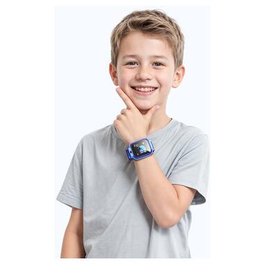 Детские смарт-часы HOCO Y105 36mm 400 mAh children phone watch Blue (6942007658645) фото №5