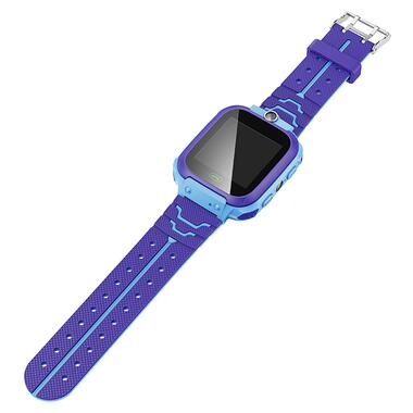 Детские смарт-часы HOCO Y105 36mm 400 mAh children phone watch Blue (6942007658645) фото №3