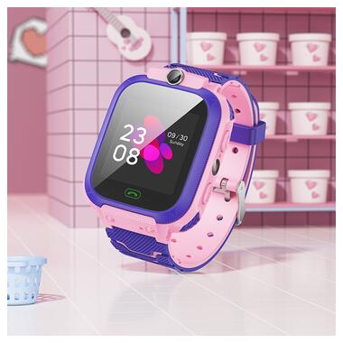 Детские смарт-часы HOCO Y105 36mm 400 mAh children phone watch Pink (6942007658652) фото №5