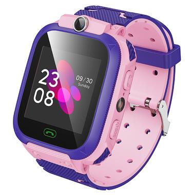 Детские смарт-часы HOCO Y105 36mm 400 mAh children phone watch Pink (6942007658652) фото №1