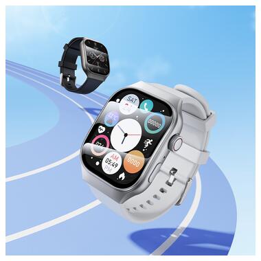 Смарт-часы HOCO Y33 51mm 200 mAh Smart sports watch (call version) Silver (6942007660822) фото №7