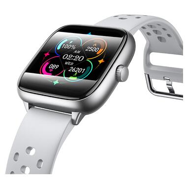 Смарт-часы HOCO Y36 43mm 200 mAh IP67 Smart watch(call version) Silver (6942007667593) фото №3