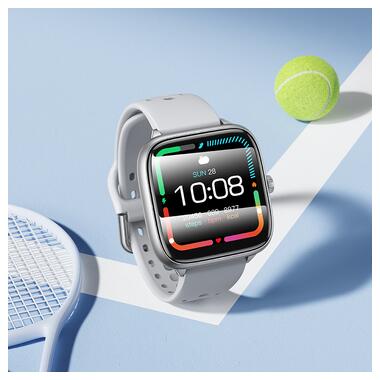 Смарт-часы HOCO Y36 43mm 200 mAh IP67 Smart watch(call version) Silver (6942007667593) фото №5